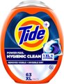 Tide Hygienic Clean Power Pods, 63 count