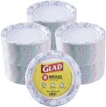 Glad round paper plates, 10 inch, 100 count